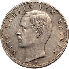 Allemagne, Bavière, Otto, 5 Mark