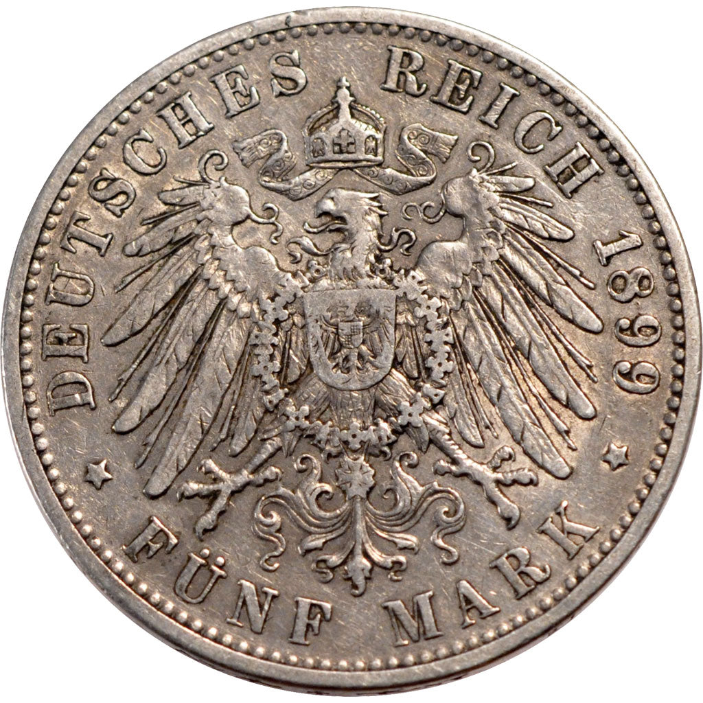 Allemagne, Bavière, Otto, 5 Mark