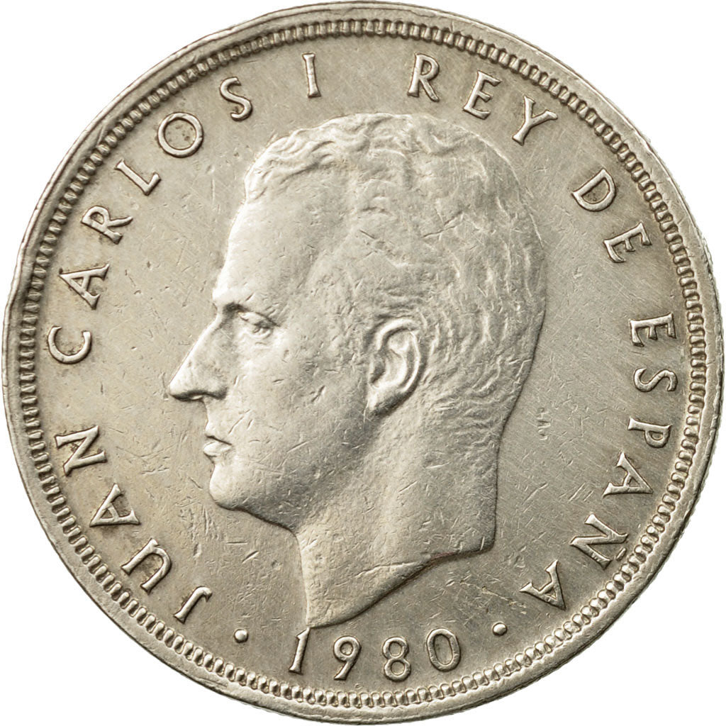 Monnaie, Espagne, Juan Carlos I, World Cup Soccer Games, 5 Pesetas, 1981, TTB