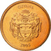 Moneta, Gujana, Dollar, 2005, Royal Mint, AU(55-58), Miedź platerowana stalą
