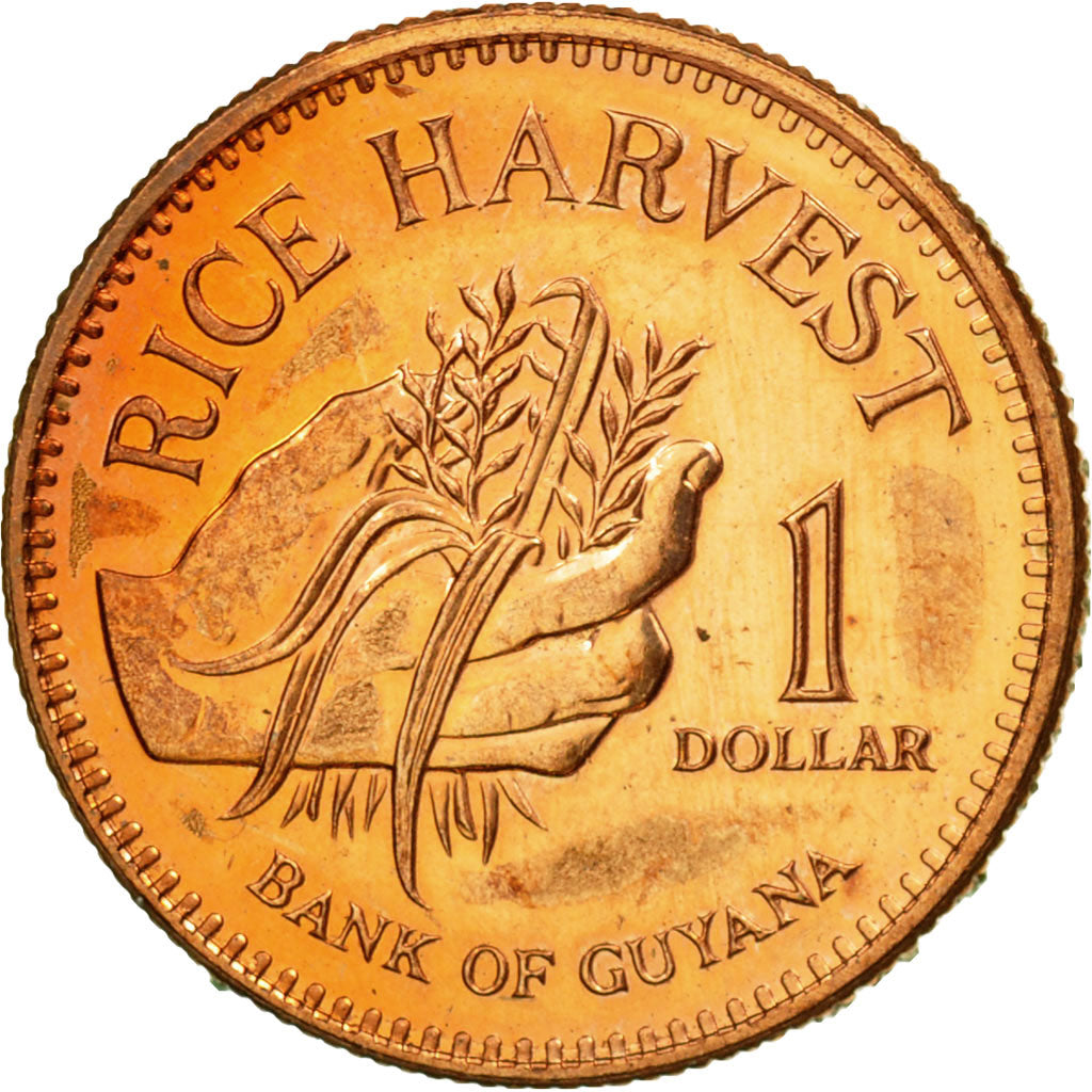 Coin, Guyana, Dollar, 2005, Royal Mint, AU(55-58), Copper Plated Steel, KM:50