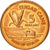 Coin, Guyana, 5 Dollars, 2005, Royal Mint, EF(40-45), Copper Plated Steel, KM:51