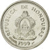 Coin, Honduras, 20 Centavos, 1999, AU(55-58), Nickel plated steel, KM:83a.2