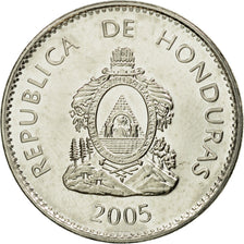 Coin, Honduras, 50 Centavos, 2005, AU(55-58), Nickel plated steel, KM:84a.2