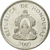 Coin, Honduras, 50 Centavos, 2005, AU(55-58), Nickel plated steel, KM:84a.2