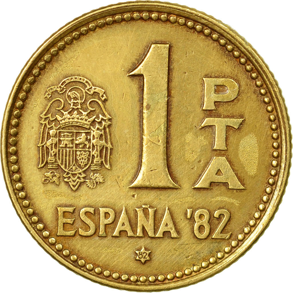 Monnaie, Espagne, Juan Carlos I, Peseta, 1982, TTB, Aluminium, KM:821
