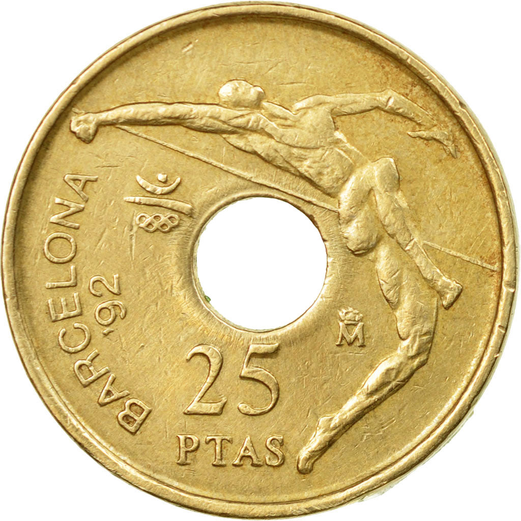 Münze, Spanien, Juan Carlos I, 1992 Olympics, 25 Pesetas, 1990, Madrid, SS