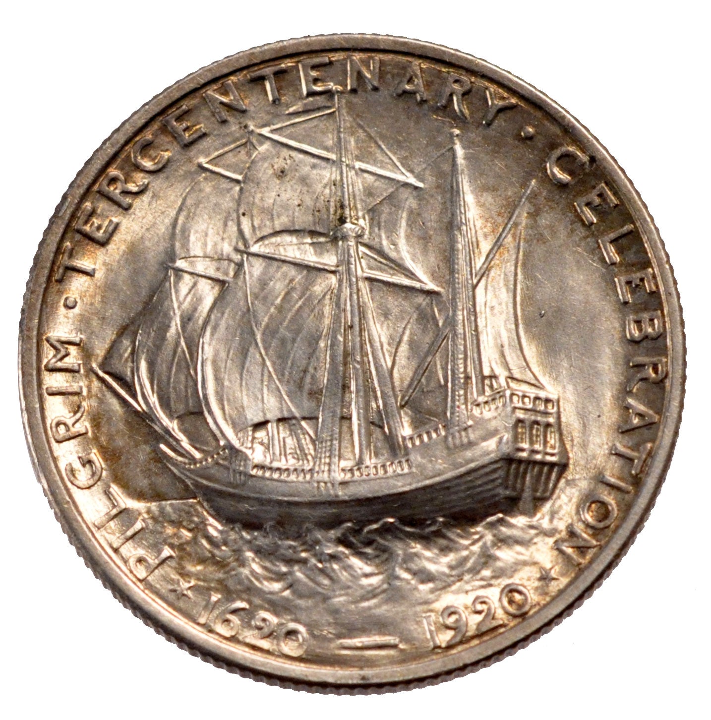 UNITED STATES, Half Dollar, 1920, U.S. Mint, KM #147.1, AU(55-58), Silver,...