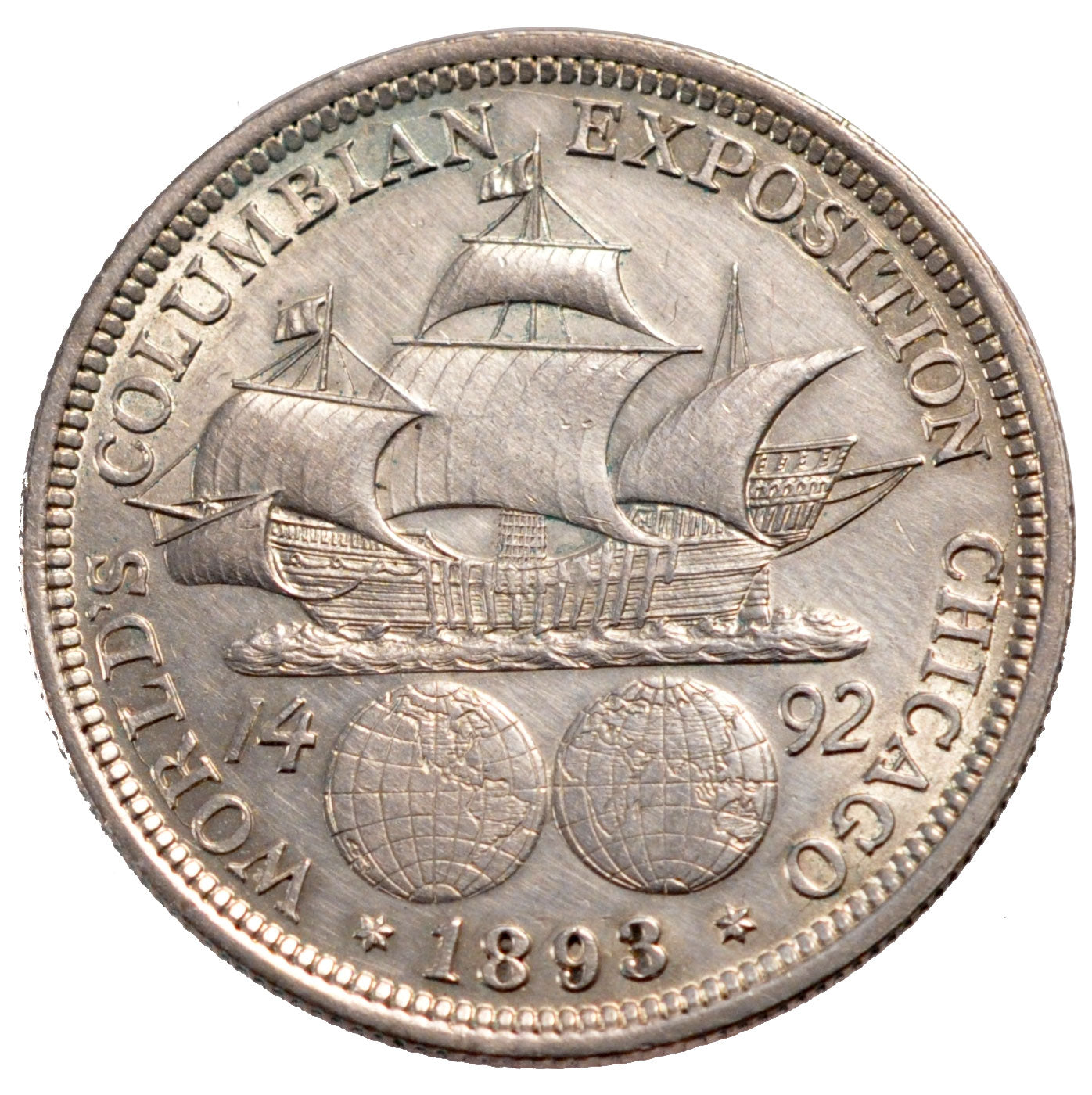 UNITED STATES, Half Dollar, 1893, U.S. Mint, KM #117, AU(55-58), Silver, 30.6,..