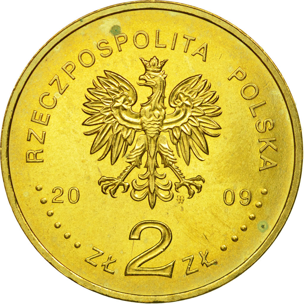 Coin, Poland, Poets of the Warsaw uprising, 65th Anniversary, 2 Zlote, 2009