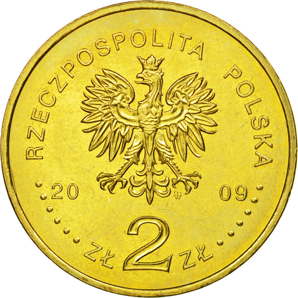 Moneta, Polonia, Westerplatte, 2 Zlote, 2009, Warsaw, BB, Ottone, KM:694
