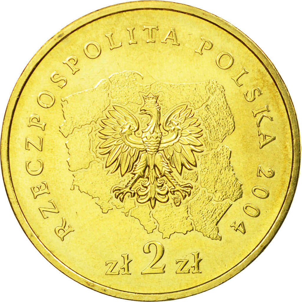 Coin, Poland, Dolnoslaskie (Lower Silesian) District, 2 Zlote, 2004, Warsaw