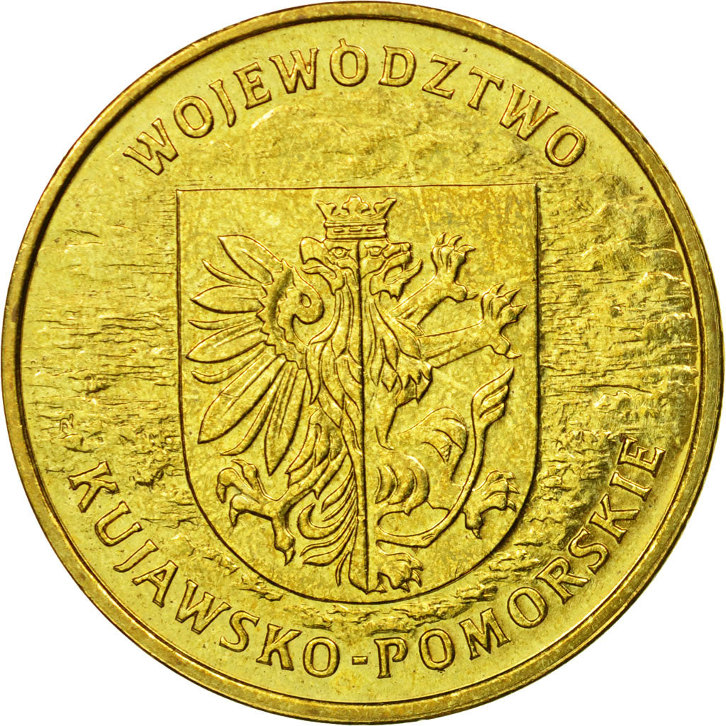 Moneta, Polonia, Kujawsko-Pomorskie District, 2 Zlote, 2004, Warsaw, BB, Ottone