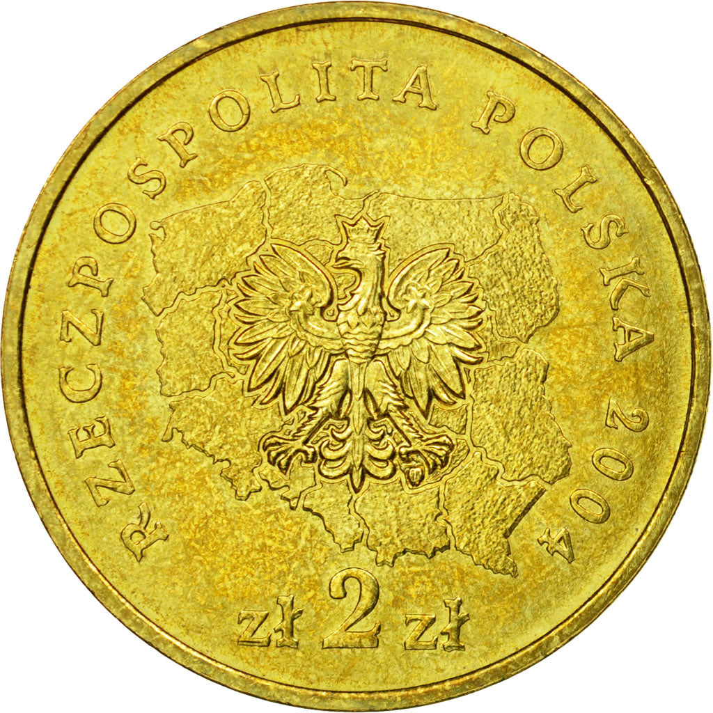 Moneta, Polonia, Kujawsko-Pomorskie District, 2 Zlote, 2004, Warsaw, BB, Ottone