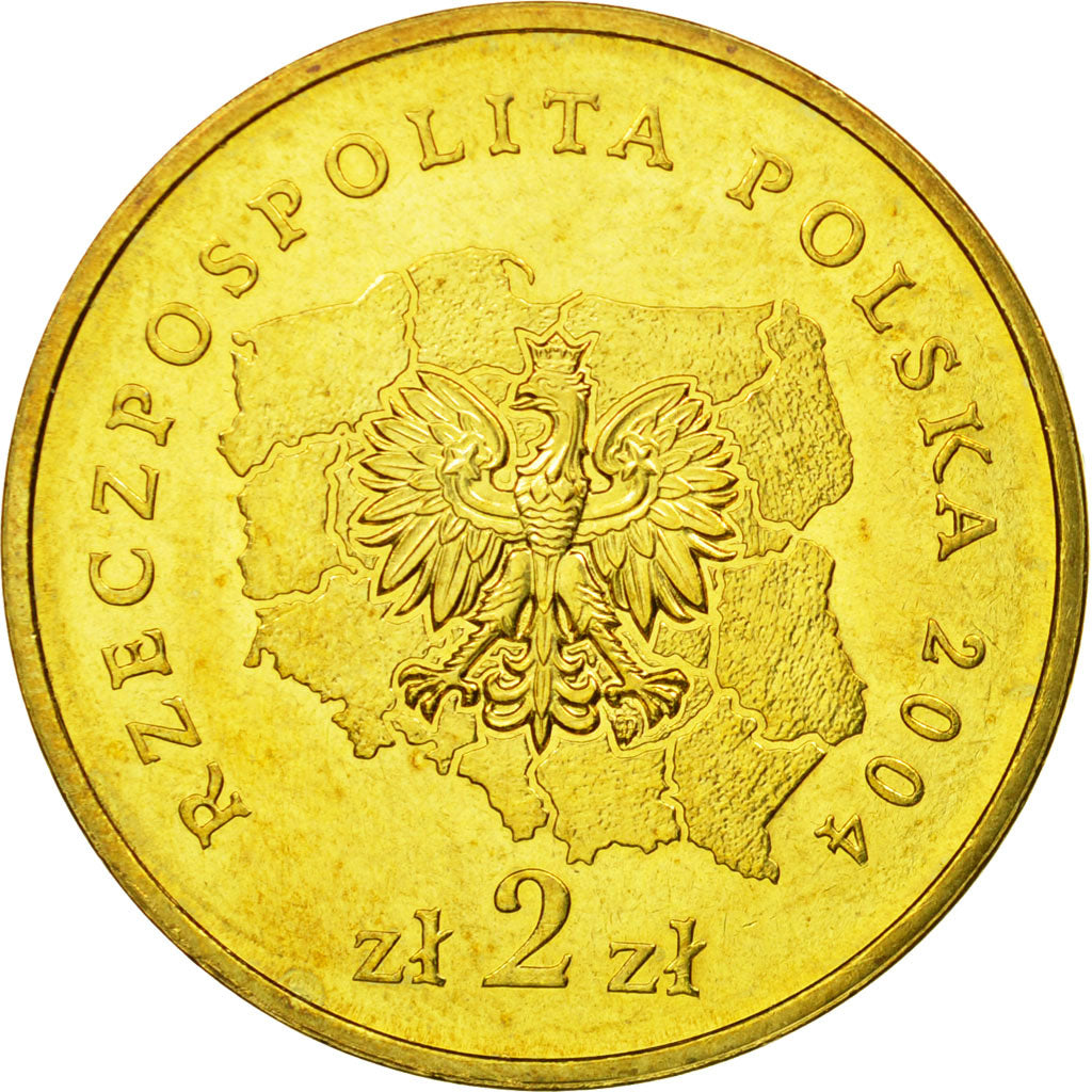 Monnaie, Pologne, Malopolskie District, 2 Zlote, 2004, Warsaw, SUP, Laiton