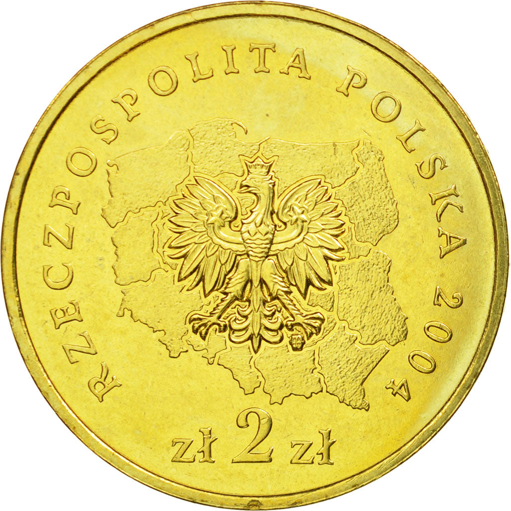 Moneta, Polonia, Podkarpackie District, 2 Zlote, 2004, Warsaw, BB, Ottone