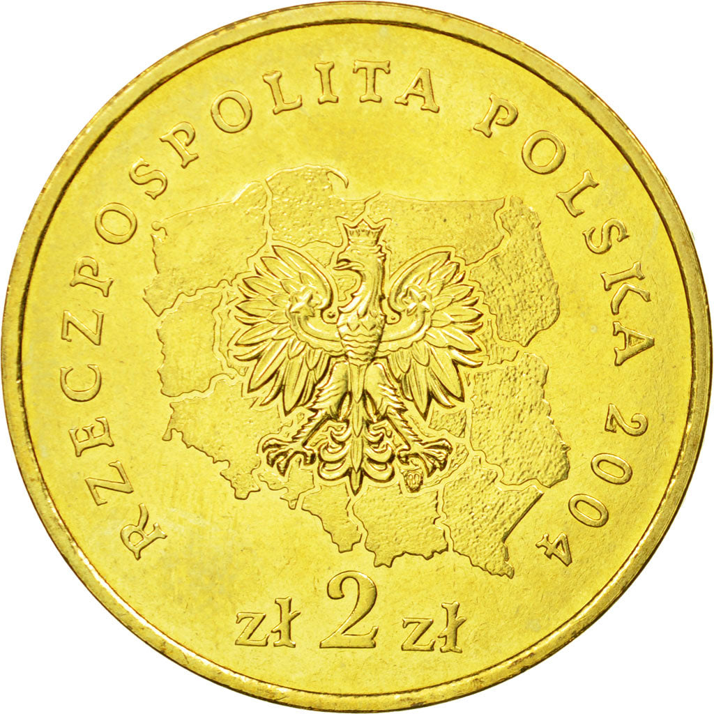 Coin, Poland, Slaskie (Silesia) District, 2 Zlote, 2004, Warsaw, EF(40-45)
