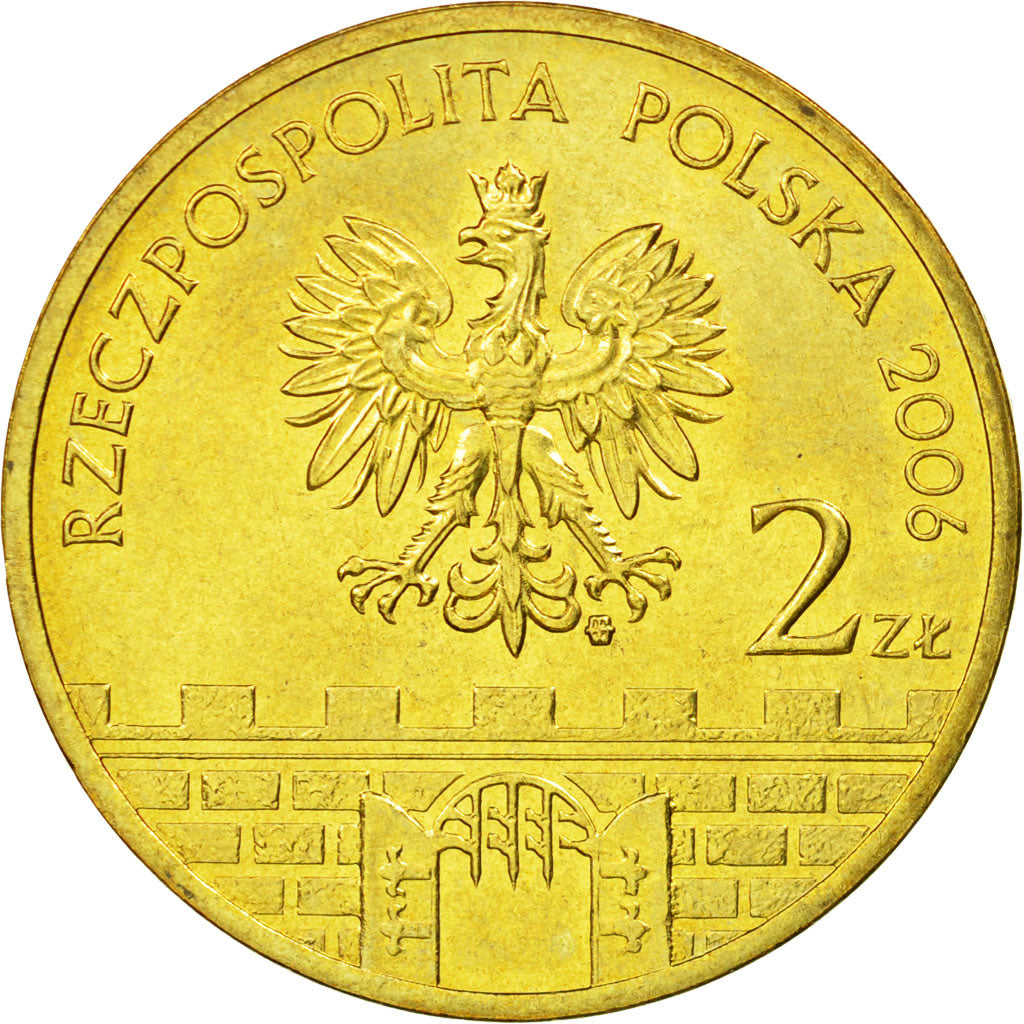 Moneta, Polska, 2 Zlote, 2006, Warsaw, EF(40-45), Mosiądz, KM:580