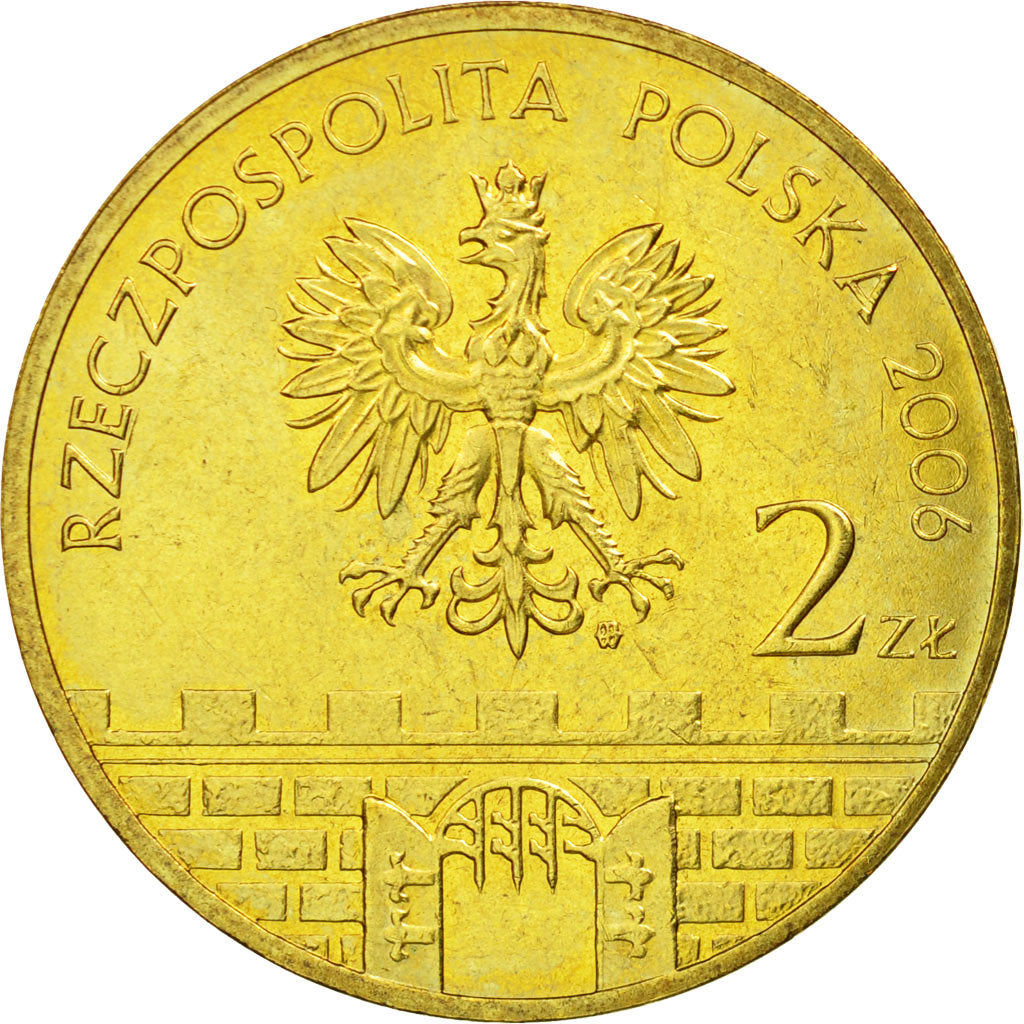 Moneta, Polska, 2 Zlote, 2006, Warsaw, EF(40-45), Mosiądz, KM:545