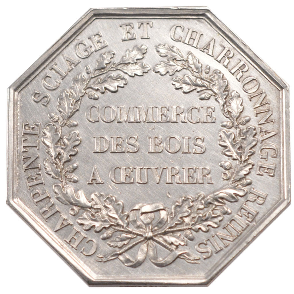 France, Trades, Token, 1840, AU(55-58), Silver, 20.07