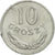 Coin, Poland, 10 Groszy, 1981, Warsaw, VF(30-35), Aluminum, KM:AA47