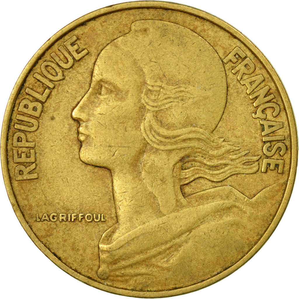 Coin, France, Marianne, 20 Centimes, 1966, Paris, EF(40-45), Aluminum-Bronze