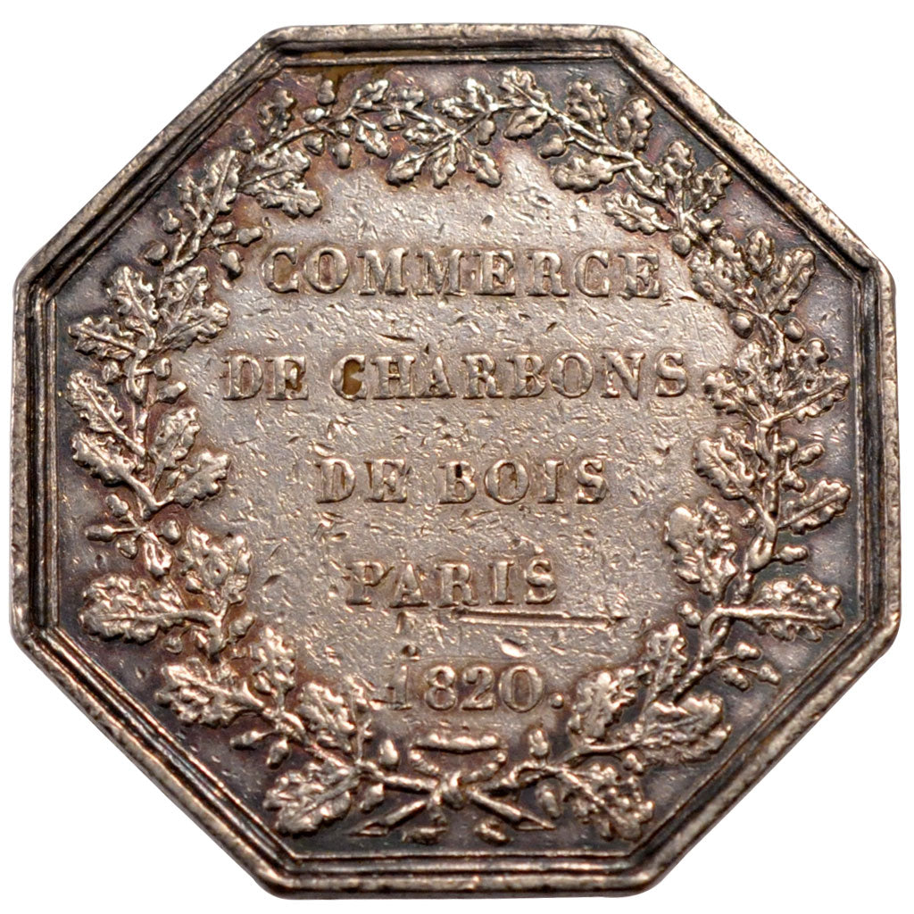 France, Trades, Token, 1820, EF(40-45), Silver, 16.33
