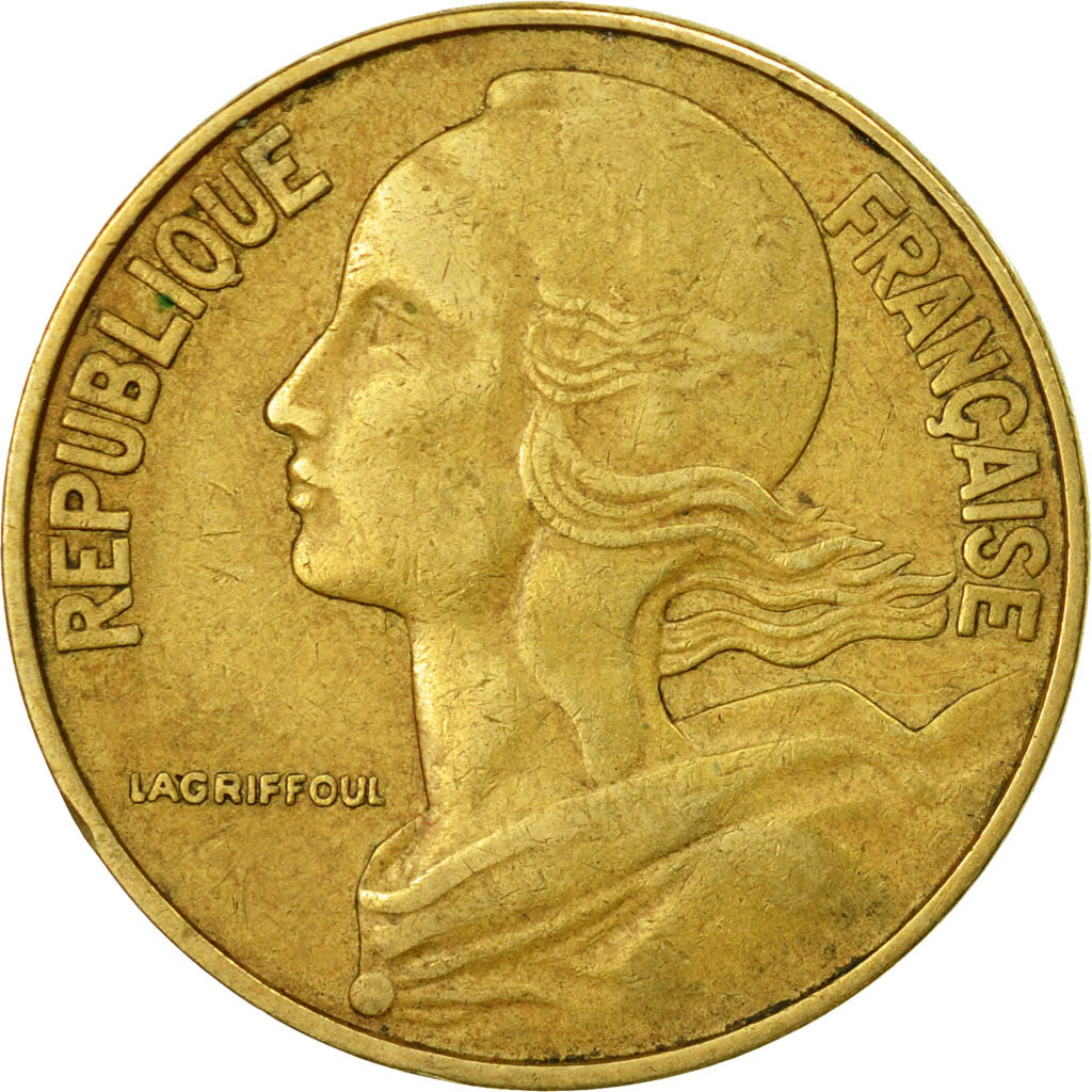 Coin, France, Marianne, 20 Centimes, 1965, Paris, EF(40-45), Aluminum-Bronze