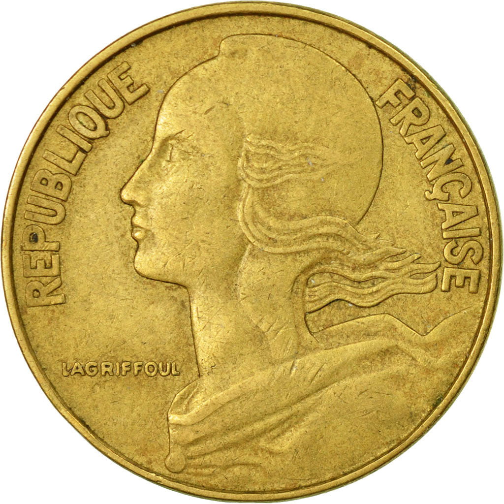 Munten, Frankrijk, Marianne, 20 Centimes, 1965, Paris, FR+, Aluminum-Bronze