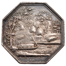 France, Trades, Token, 1820, EF(40-45), Silver, 16.67
