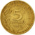 Moneta, Francja, Marianne, 5 Centimes, 1969, Paris, VF(20-25), Aluminium-Brąz