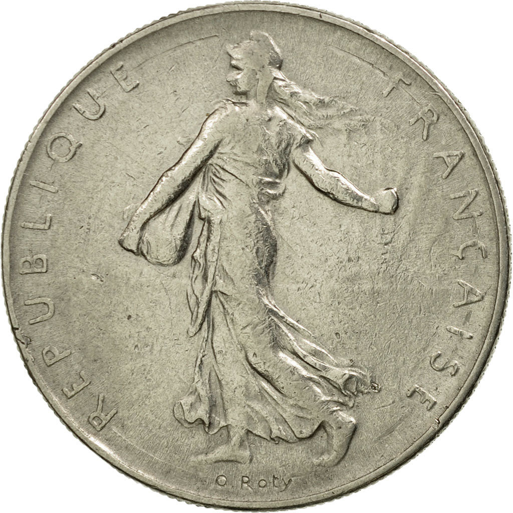 Coin, France, Semeuse, Franc, 1962, Paris, VF(30-35), Nickel, KM:925.1