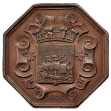 France, Trades, Token, 1846, EF(40-45), Copper, 15.96