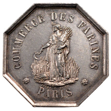 France, Trades, Token, 1860, AU(50-53), Silver, 13.77