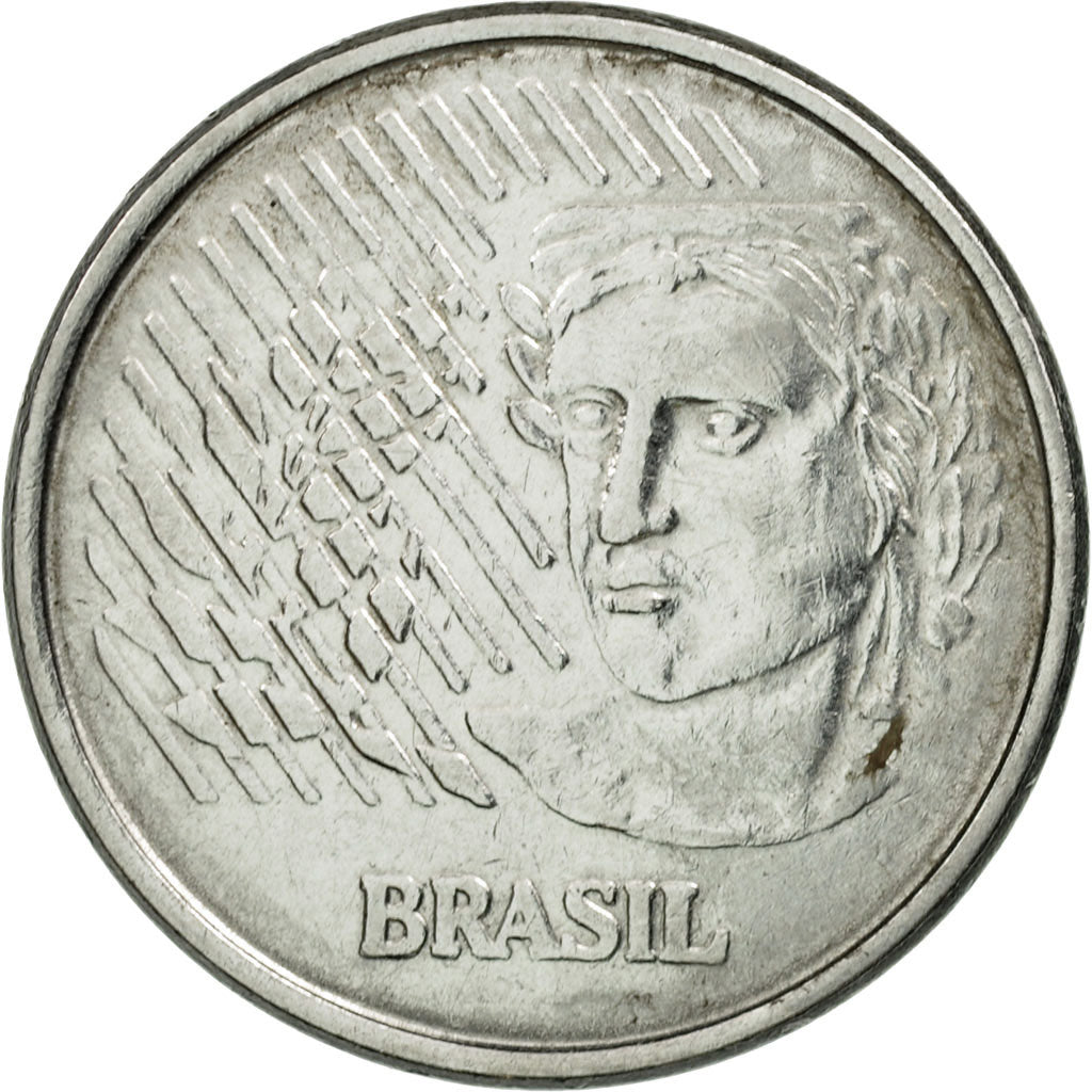 Coin, Brazil, Real, 1994, EF(40-45), Stainless Steel, KM:636