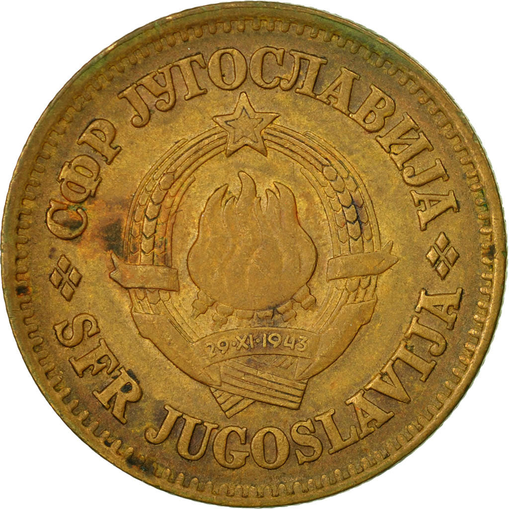 Coin, Yugoslavia, 50 Para, 1976, VF(20-25), Brass, KM:46.1