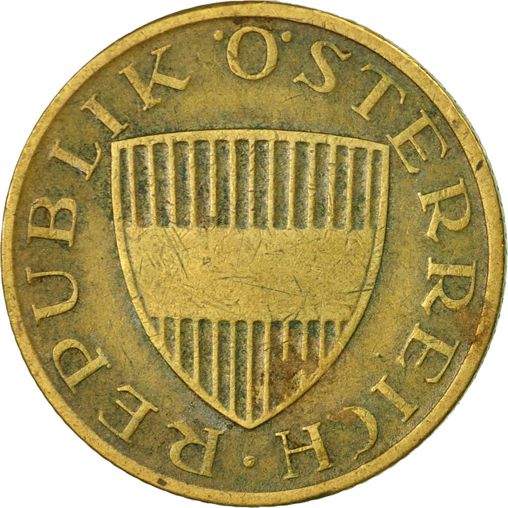 Coin, Austria, 50 Groschen, 1966, VF(20-25), Aluminum-Bronze, KM:2885