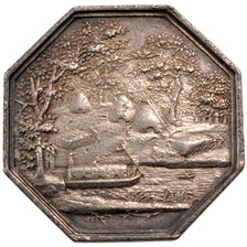 France, Trades, Token, 1820, EF(40-45), Silver, 16.83
