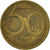 Coin, Austria, 50 Groschen, 1969, VF(20-25), Aluminum-Bronze, KM:2885