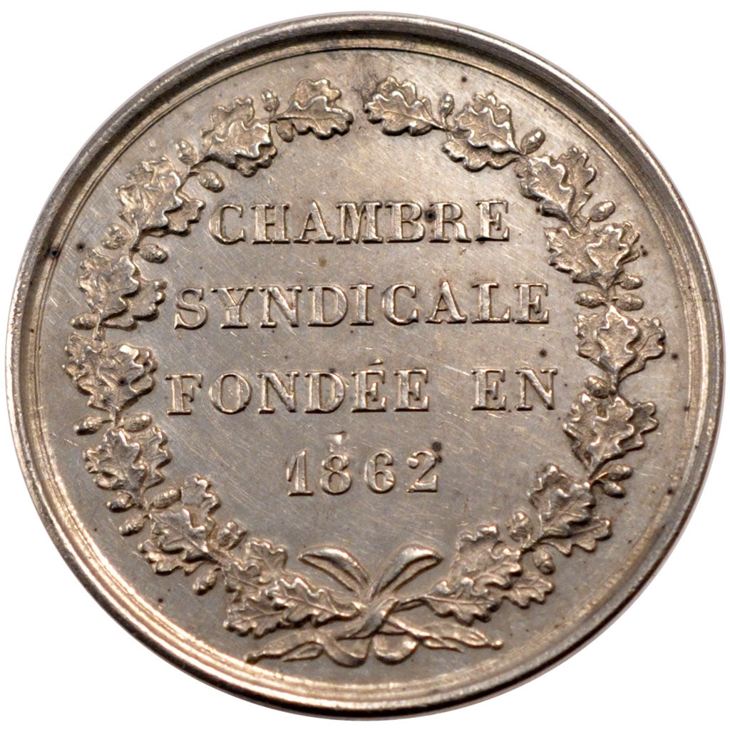 France, Trades, Token, 1862, AU(55-58), Silver, 11.98