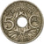 Moneta, Francia, Lindauer, 5 Centimes, 1923, MB, Rame-nichel, KM:875