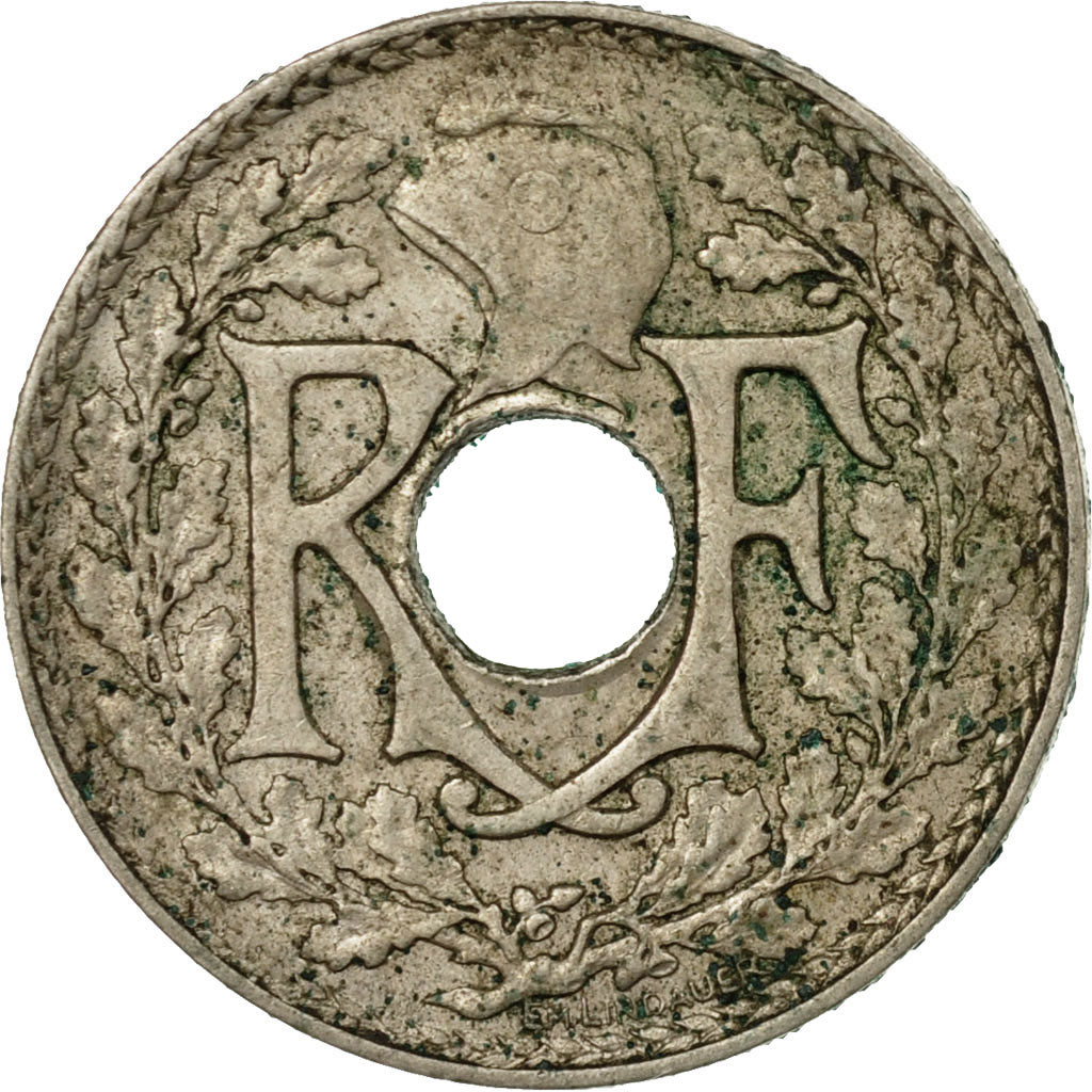 Moneda, Francia, Lindauer, 5 Centimes, 1936, BC+, Cobre - níquel, KM:875