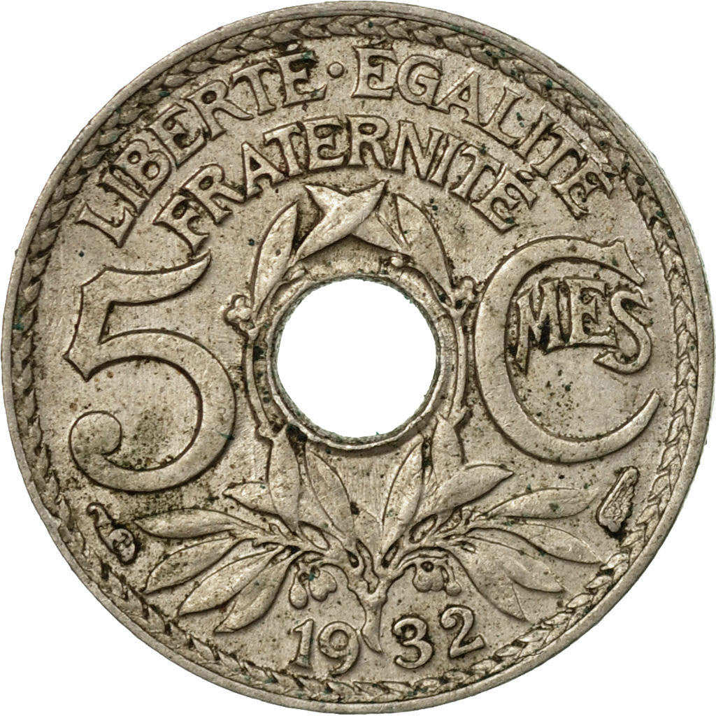Coin, France, Lindauer, 5 Centimes, 1932, VF(30-35), Copper-nickel, KM:875