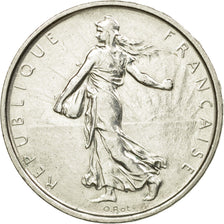 Münze, Frankreich, Semeuse, 5 Francs, 1966, VZ, Silber, KM:926, Gadoury:770
