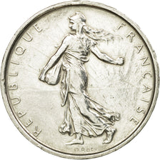 Moneda, Francia, Semeuse, 5 Francs, 1968, EBC, Plata, KM:926, Gadoury:770