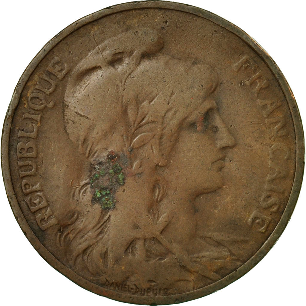 Munten, Frankrijk, Dupuis, 5 Centimes, 1905, Paris, ZG+, Bronze, KM:842