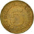 Moneta, Jugosławia, 5 Para, 1976, VF(30-35), Mosiądz, KM:43