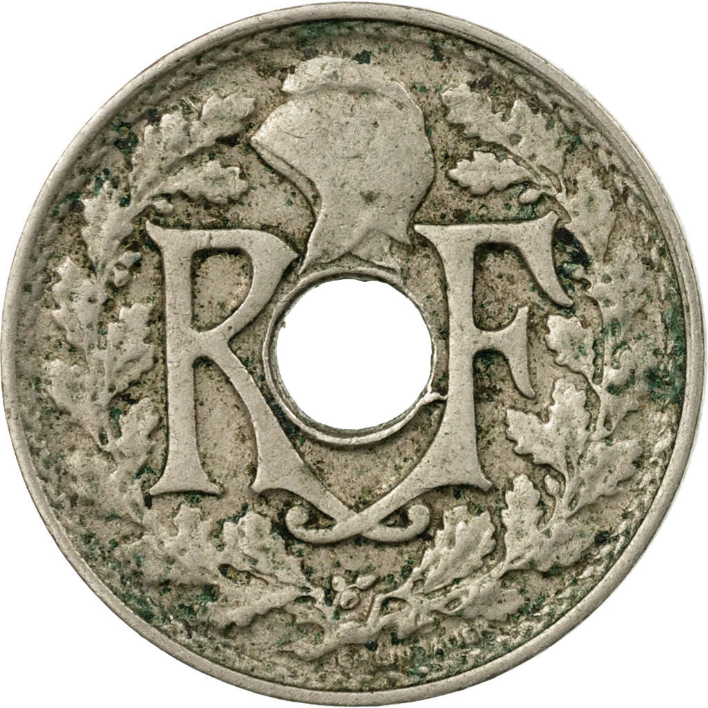 Moneta, Francia, Lindauer, 5 Centimes, 1924, BB, Rame-nichel, KM:875