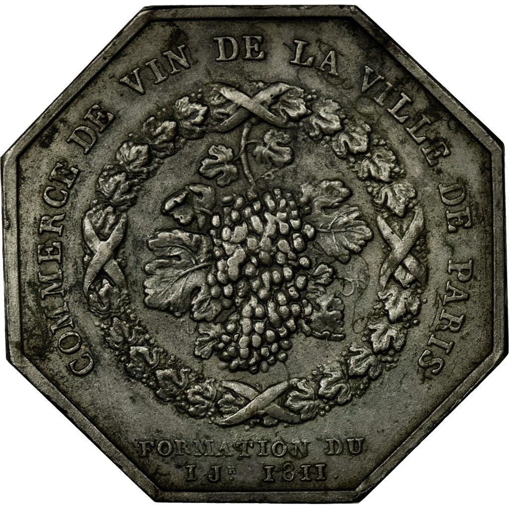 France, Token, Trades, 1811, AU(55-58), Tin