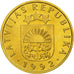 Coin, Latvia, 5 Santimi, 1992, MS(63), Nickel-brass, KM:16